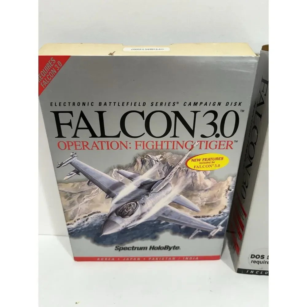 Lot Of Falcon 3.0 Complete Dos‎ SPECTRUM HOLOBYTE IBM Disks Manuals Mig29 Game